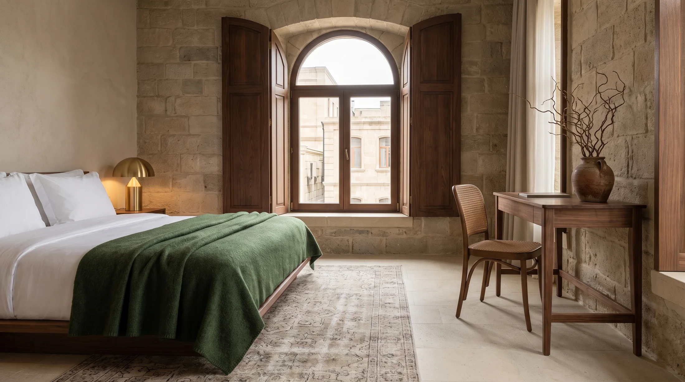 Courtyard room