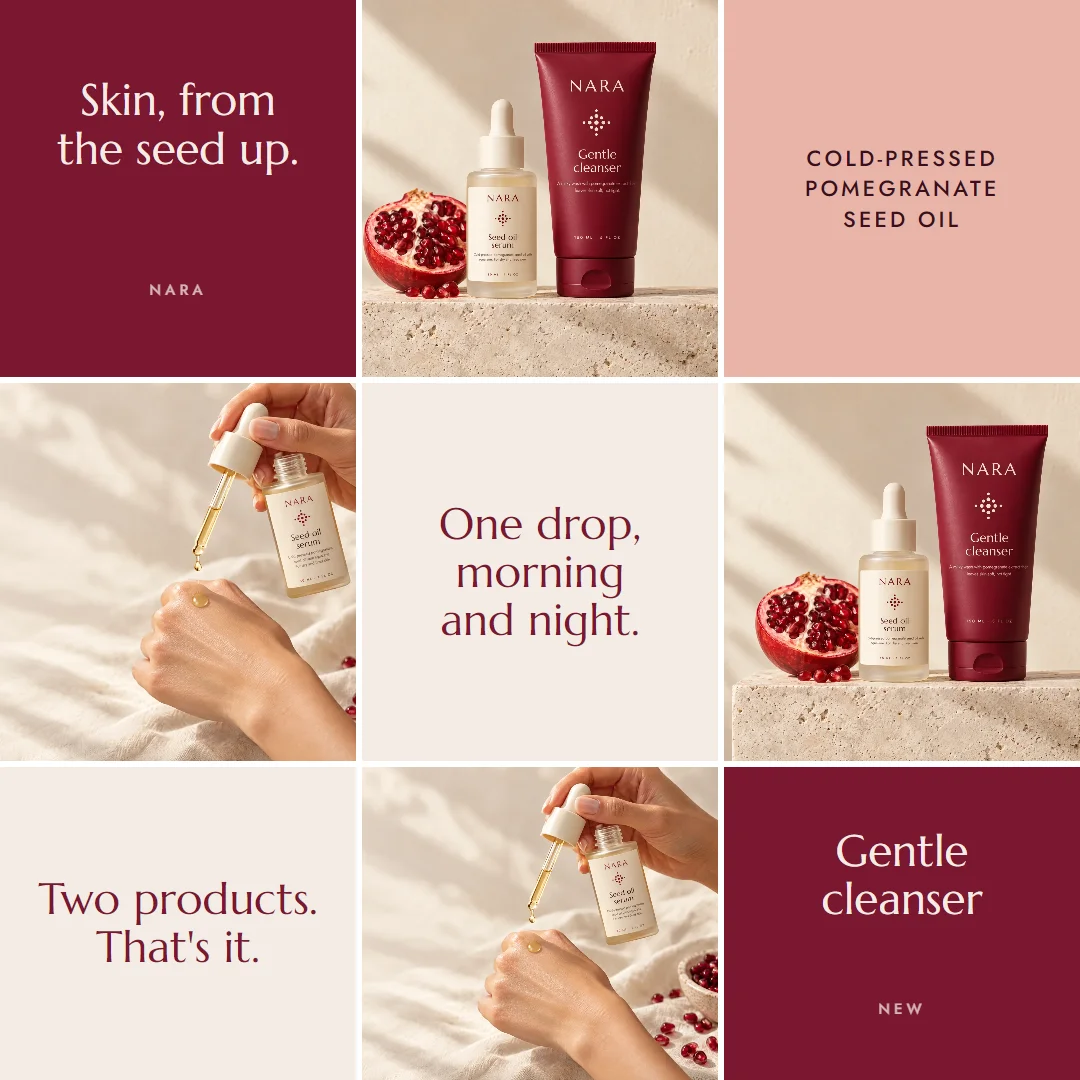 Nara Skin Instagram grid